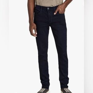 PAIGE Mens Lennox Inkwell Jeans Size 36 stretch zipper front dark blue indigo